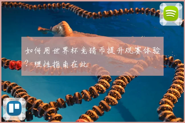 如何用世界杯竞猜币提升观赛体验?理性指南在此